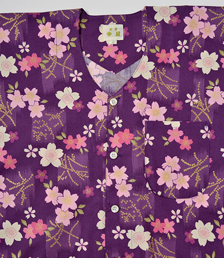 鯉口　桜鹿の子（紫／さくら）画像4