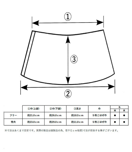 マジック手甲　紺　５枚巾（紺／無地）画像6